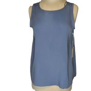 1. State Sleeveless Blouse Turkish Delight Size Medium Color Dutch Blue
